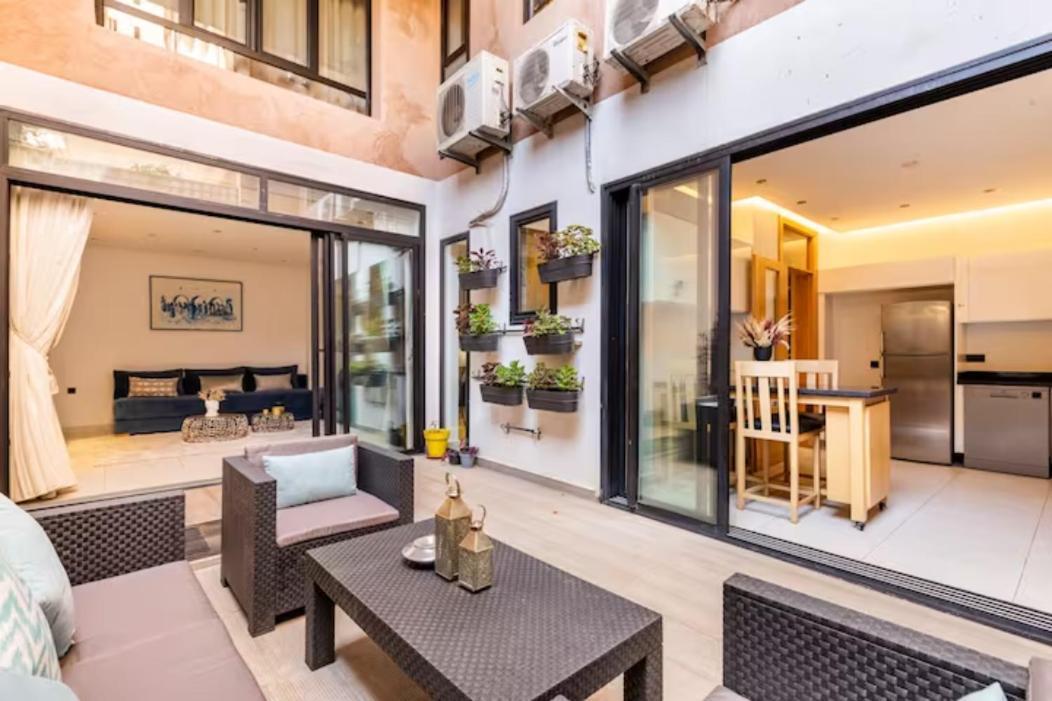 Loft Duplex Familial 200M2 Neuf - Centre Gueliz Daire Marakeş Dış mekan fotoğraf